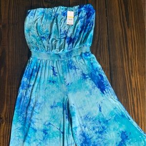 Sofia Vergara strapless jumpsuit